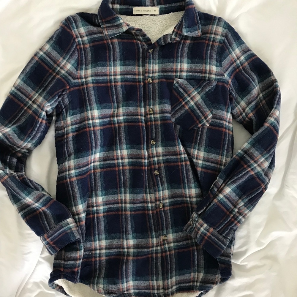 Frankie Phoenix Sherpa-Lined Flannel